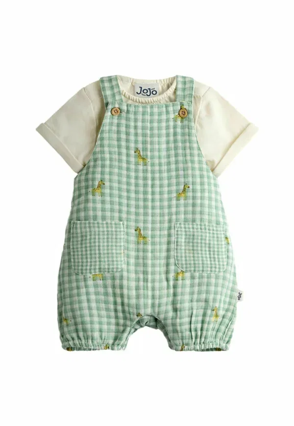 Комбинезон и боди Regular fit, Jojo Maman Bébé, зелёный жираф