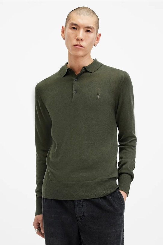 

Шерстяной свитер MODE MERINO Allsaints, зеленый