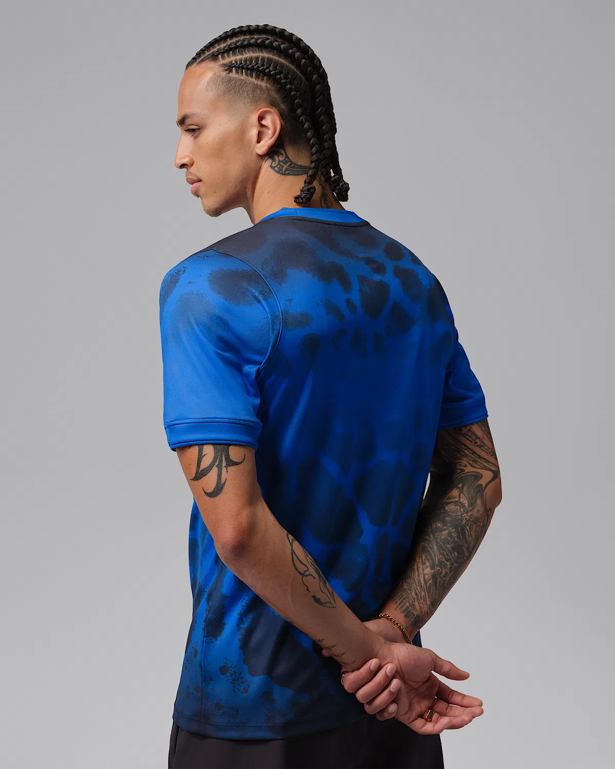 Мужская футболка Jordan Dri-FIT с коротким рукавом Brazil Academy Pro, Hyper Royal — фото 2