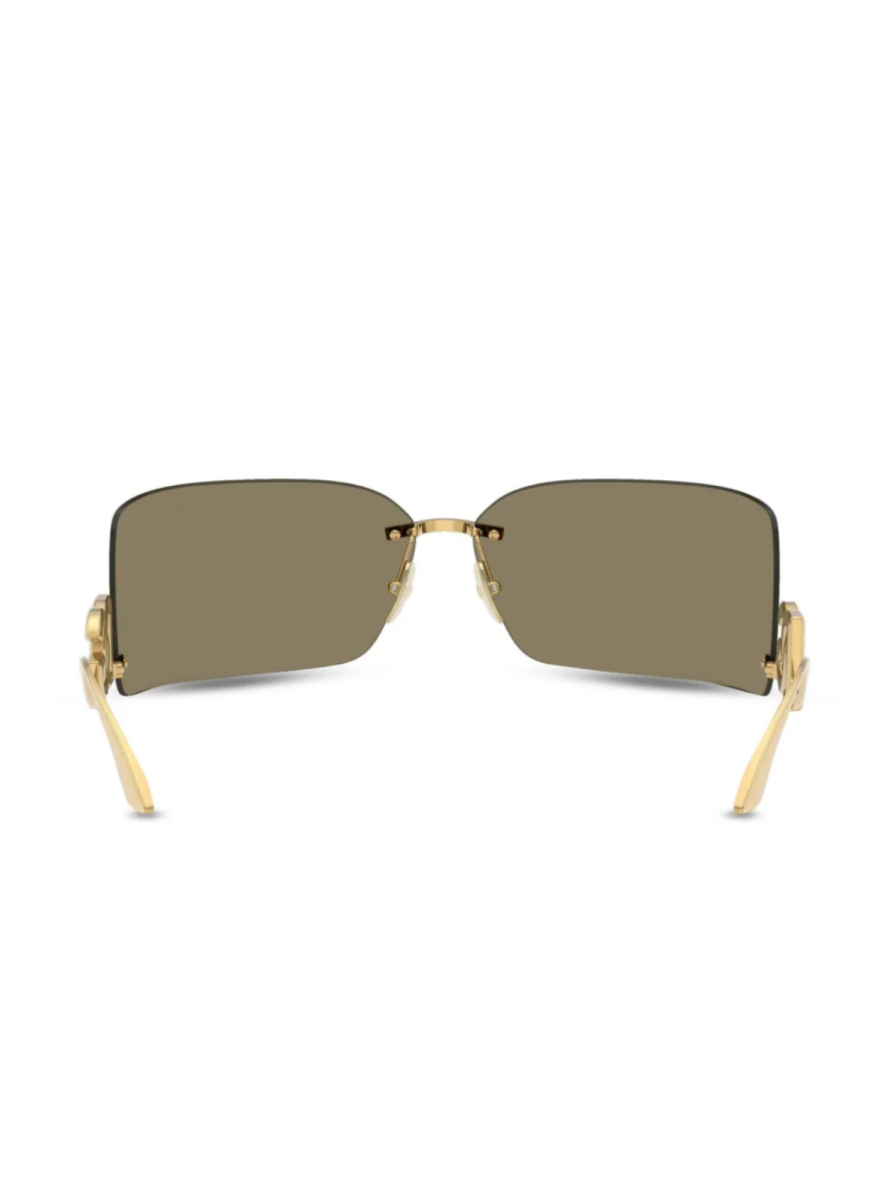 Солнцезащитные очки с логотипом Dolce & Gabbana Eyewear, золотой — фото 4