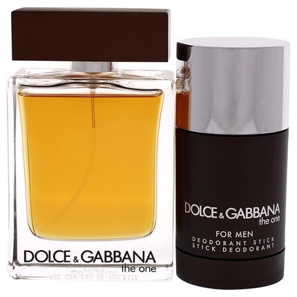 Парфюмерный набор для мужчин Dolce Gabbana The One for Men Giftset + Eau de toilette 100ml + Deodorant stick 75ml — фото 2