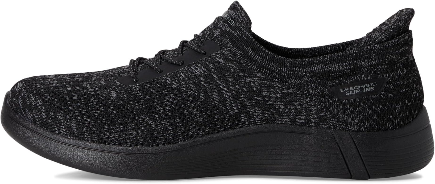 Кроссовки SKECHERS Performance On-the-go Hands Free Slip-ins Swift W/ Sock Fit, цвет Black/Gray — фото 4