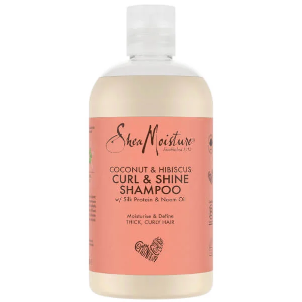 

Шампунь shea для увлажнения и блеска кокоса и гибискуса Sheamoisture, 379 мл.