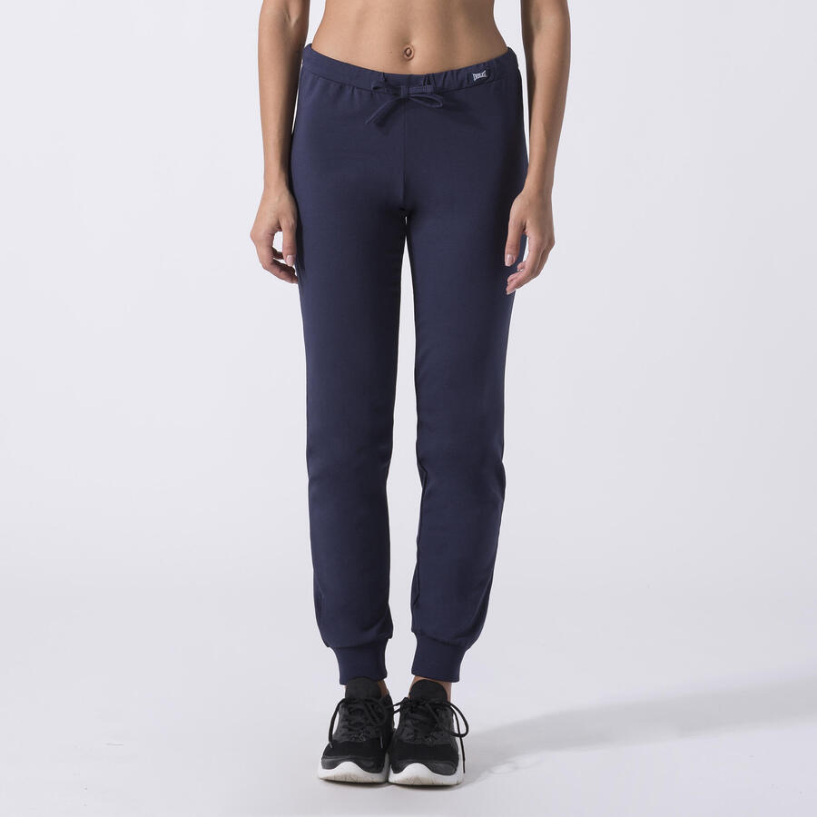 

EVERLAST БАЗОВЫЕ БРЮКИ С МАНЖЕТАМИ, СИНИЙ, ТЕМНО-СИНИЙ, ХЛОПОК, ЭЛАСТАН