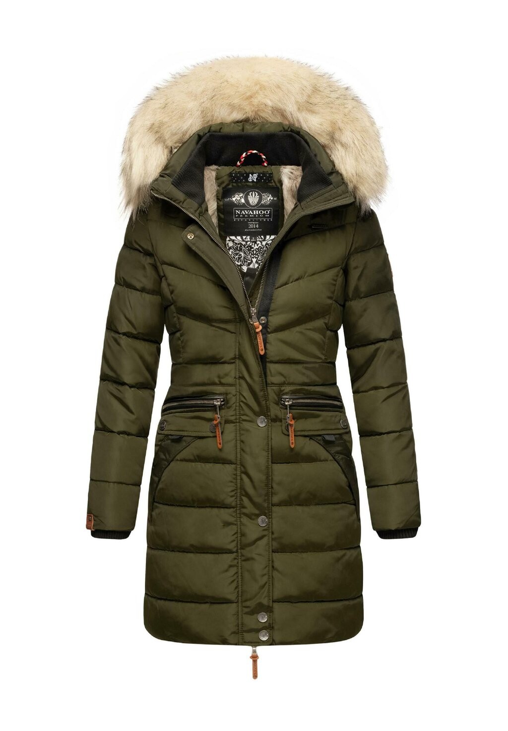 

Зимнее пальто Paula Navahoo, цвет dark olive
