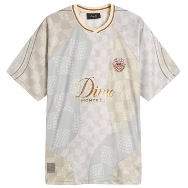 

Домашняя футболка в клетку Dime, кремовый