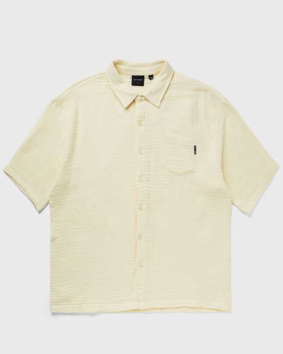 

Рубашка Daily Paper Enzi Seersucker Ss Shirt, цвет icing yellow