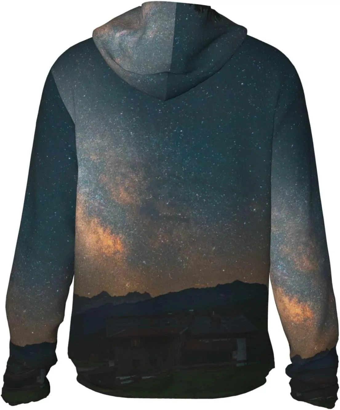 Толстовка Milky Way Universe Stars с защитой от солнца, легкая спортивная с длинными рукавами — фото 4