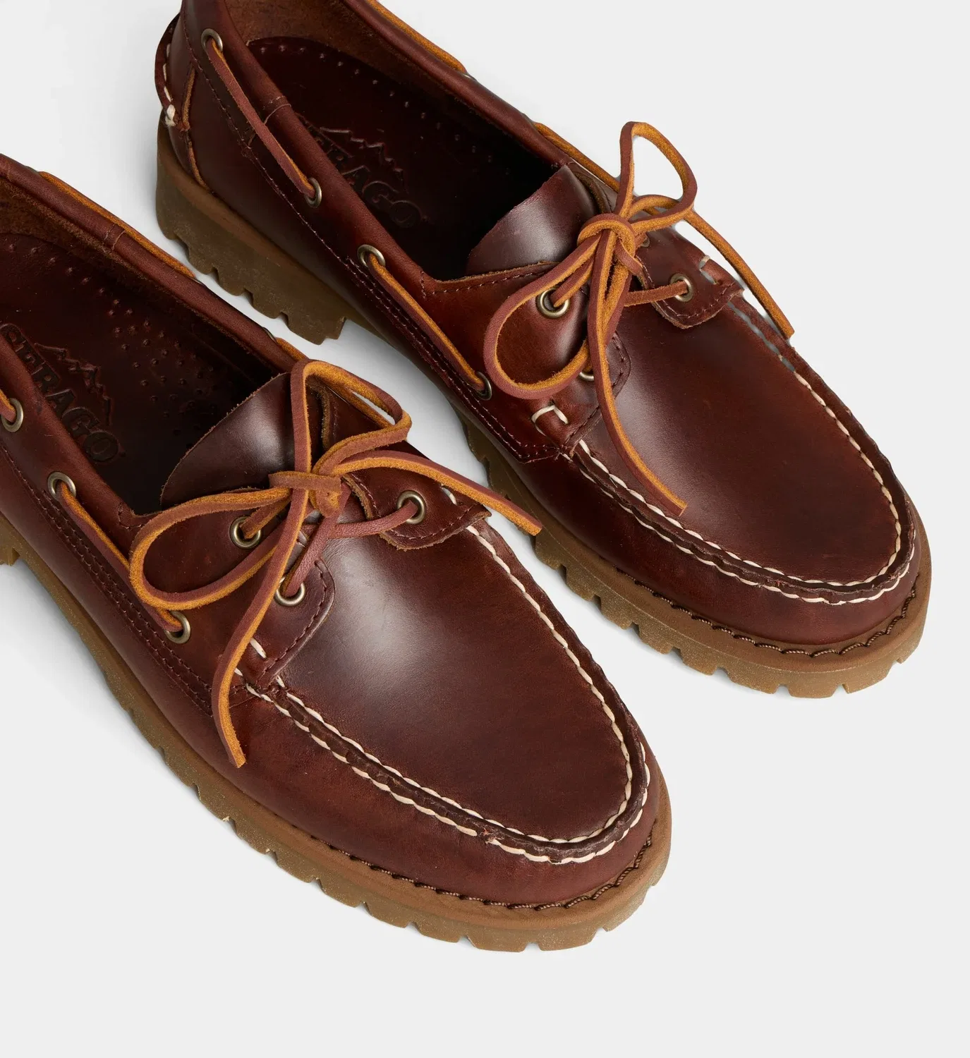 Туфли-лодочки Campsides кожаные Sebago, коричневый — фото 4