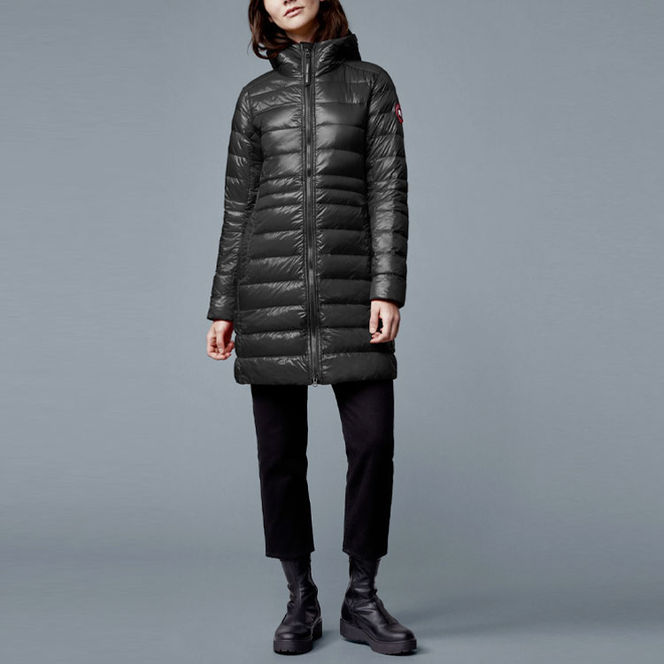 Куртка пуховая FW21 Зимняя Женская Черная Canada Goose — фото 4
