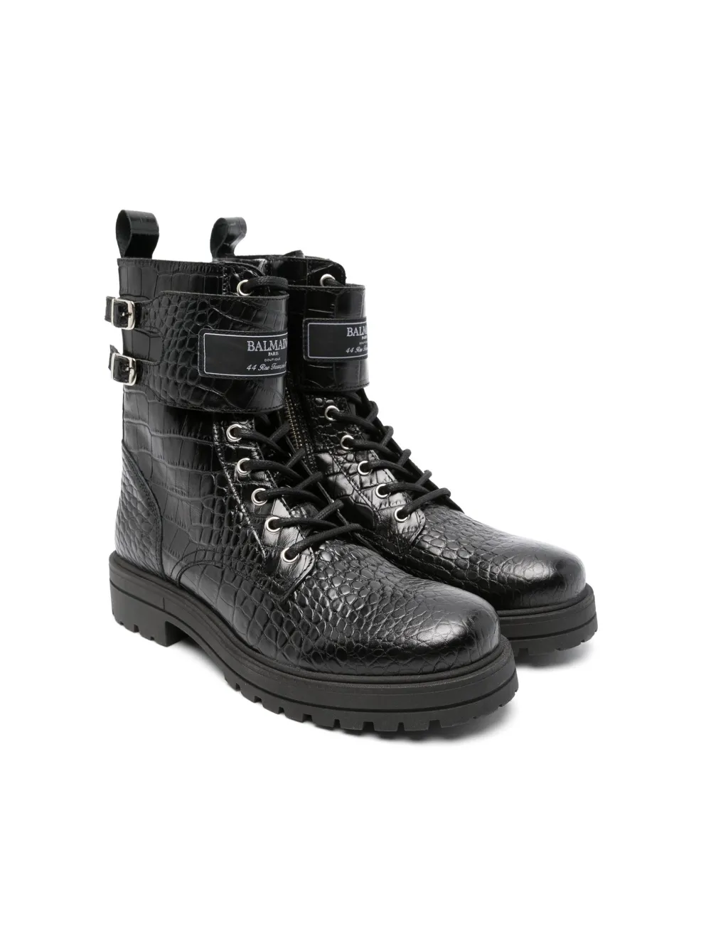 

Ботинки с логотипом Balmain Kids, черный