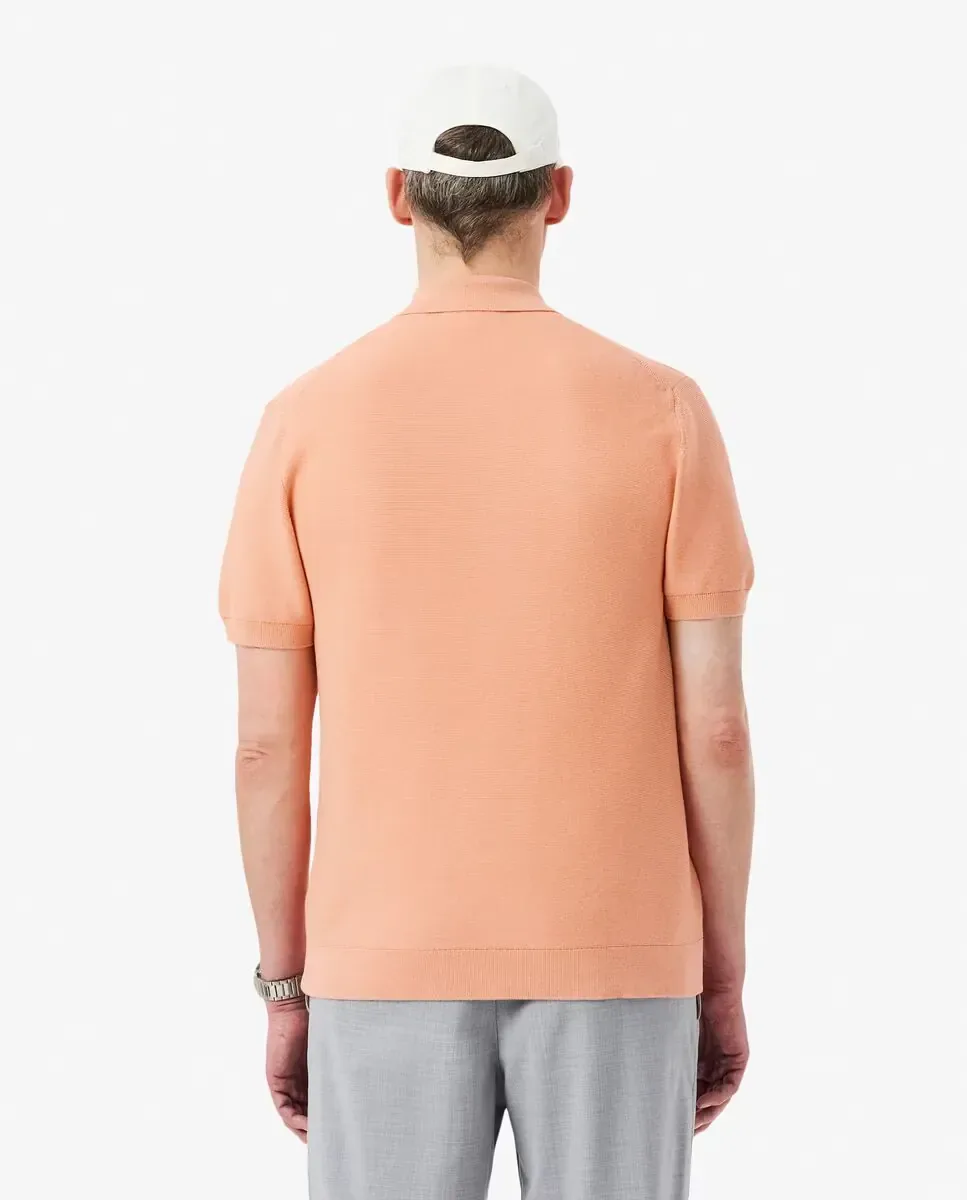 Мужская футболка с коротким рукавом Lacoste, ярко-оранжевый — фото 2