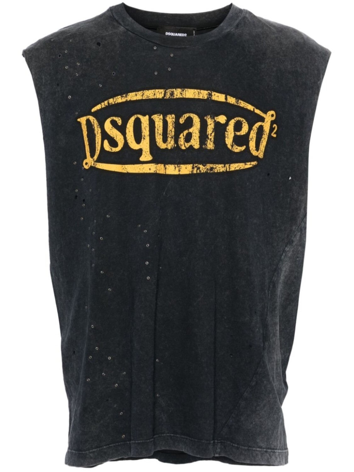 

Dsquared2 топ с логотипом, черный