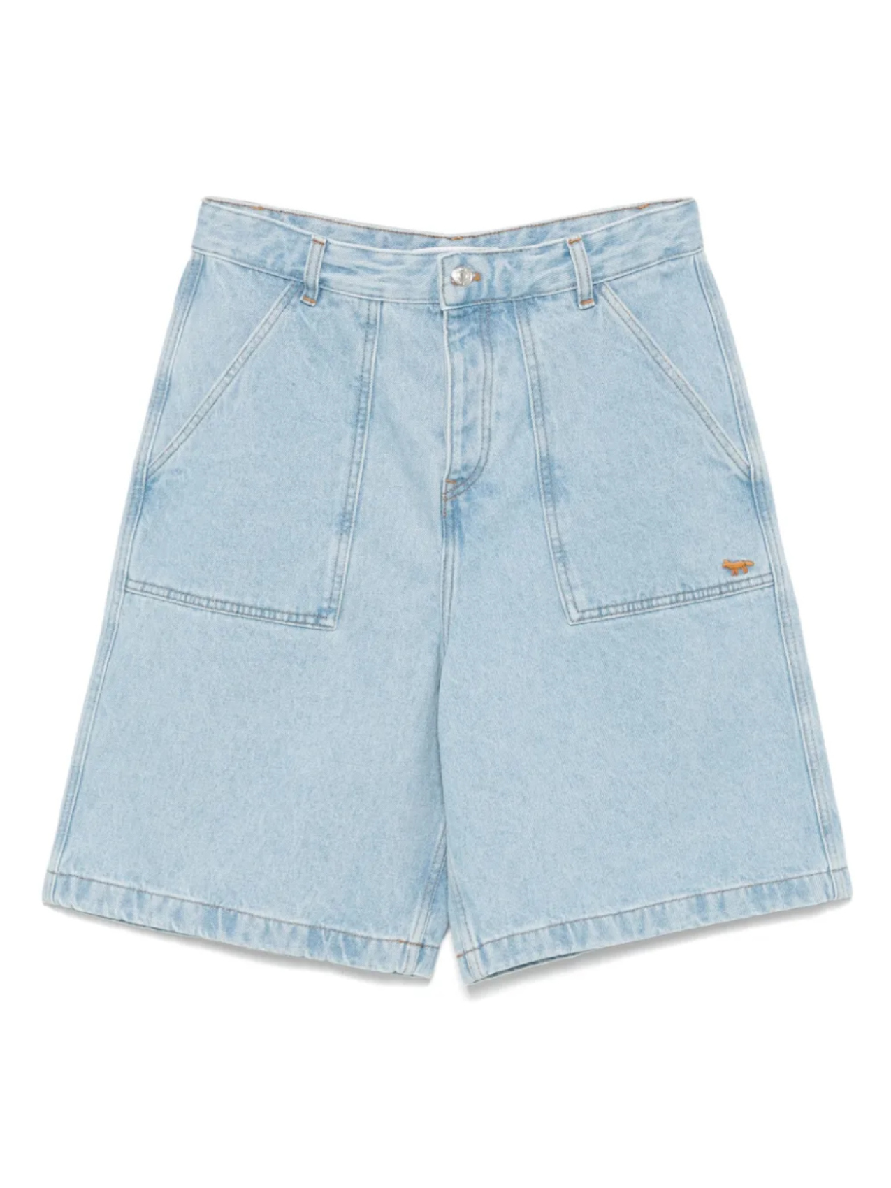

Джинсовые шорты Maison Kitsuné, синий