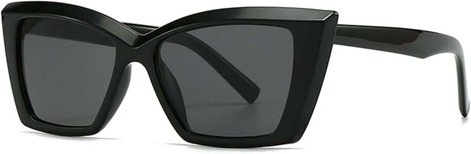 

Солнцезащитные очки Willochra большого квадратного размера для женщин, роскошные винтажные модные очки «кошачий глаз», черные солнцезащитные очки для женщин, ретро-очки, защита от ультрафиолета UV400, Black