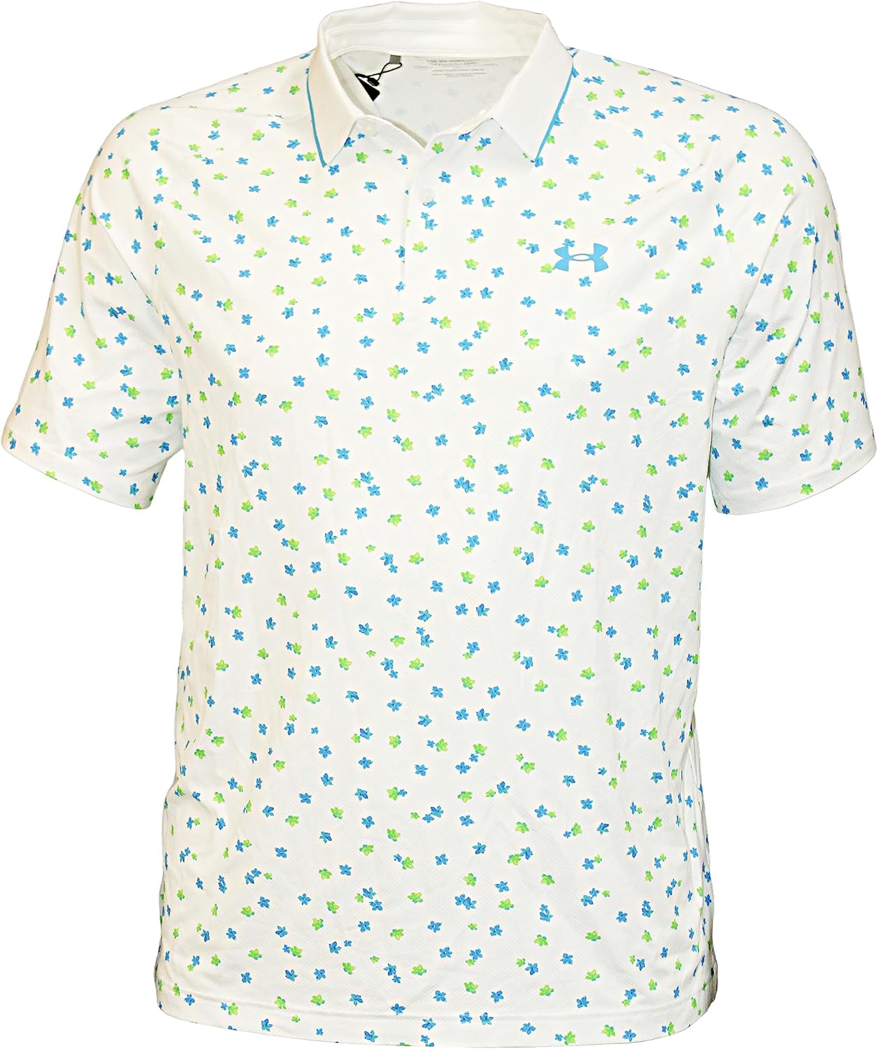 

Under Armour мужская футболка-поло Iso-Chill Floral 1377295, White 100, Белый, Under Armour мужская футболка-поло Iso-Chill Floral 1377295, White 100