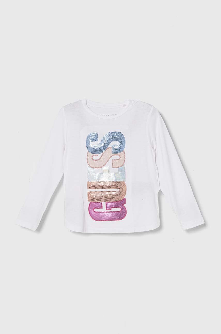 

Детская футболка с длинными рукавами Guess, белый