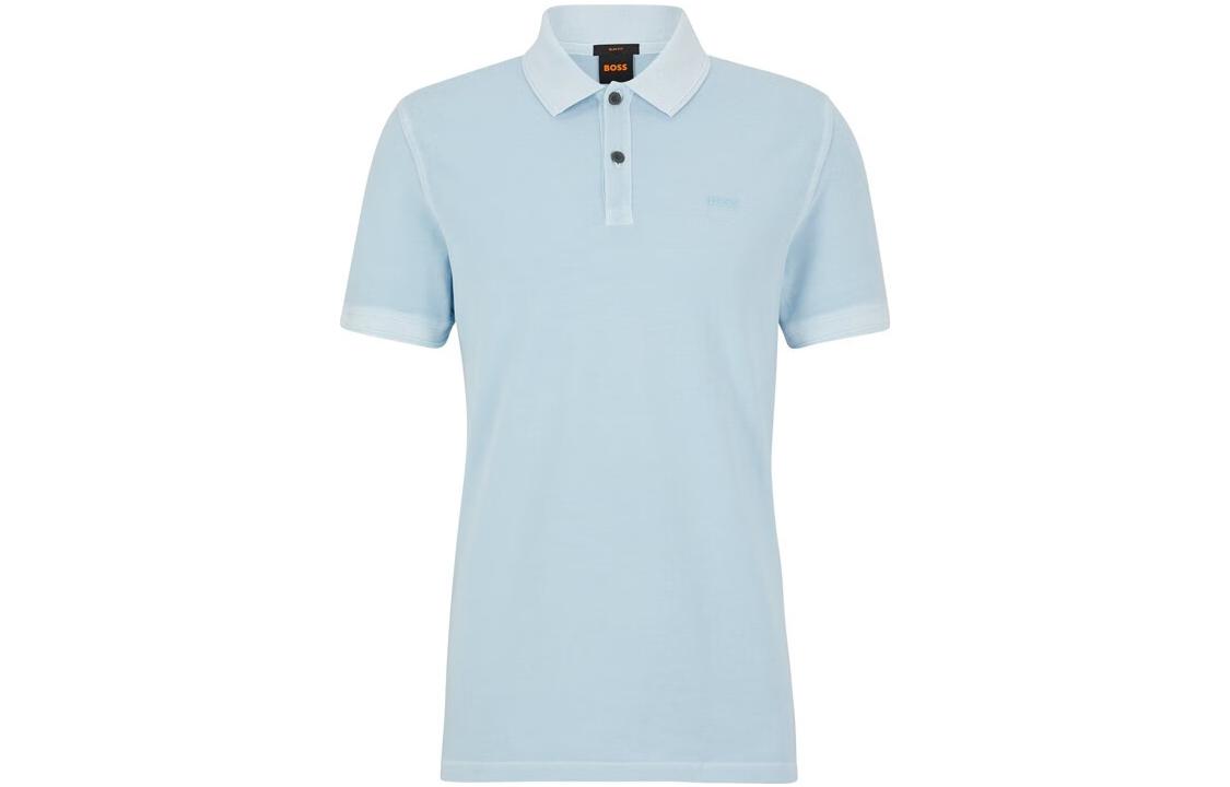 

HUGO BOSS Светло-голубая поло для мужчин, Синий, HUGO BOSS Светло-голубая поло для мужчин
