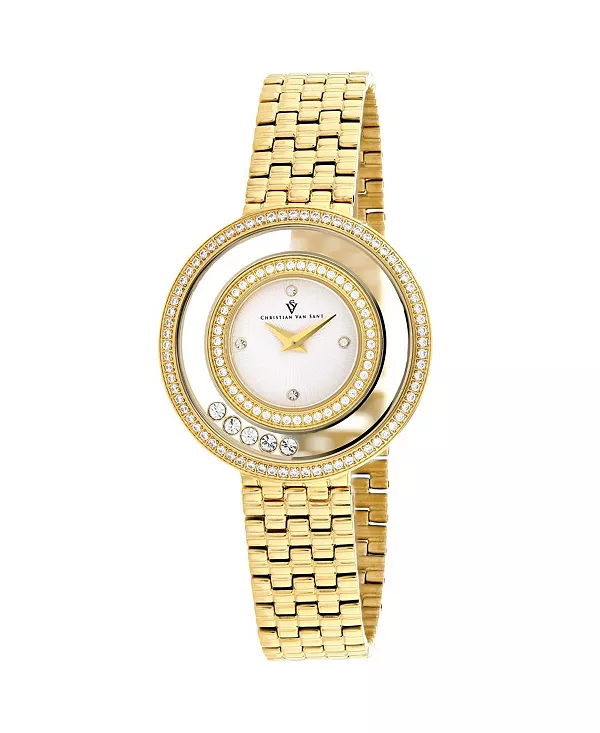 

Женские часы Gracieuse с белым циферблатом - cv4831 Christian Van Sant, white