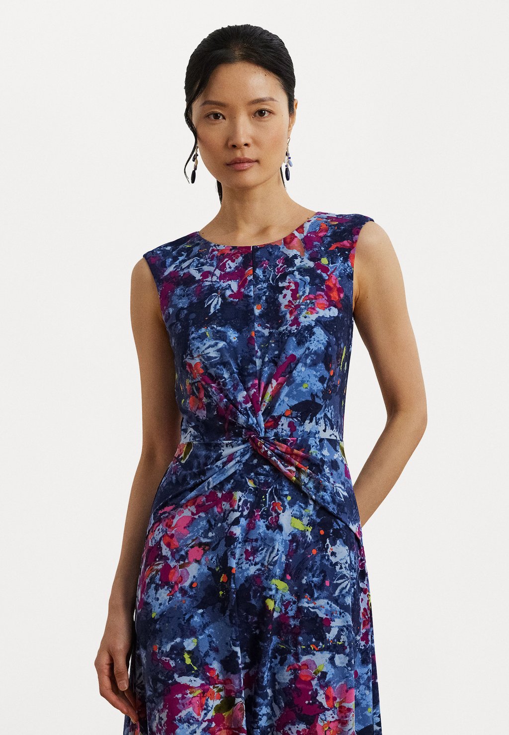 

Платье из джерси TESSANNE SHORT SLEEVE DAY DRESS Lauren Ralph Lauren, синий