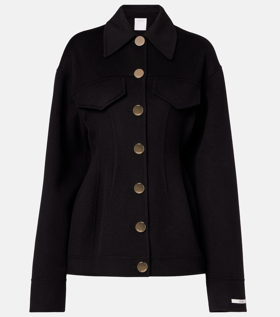 

Жакет из чистой шерсти Egeo Sportmax, черный
