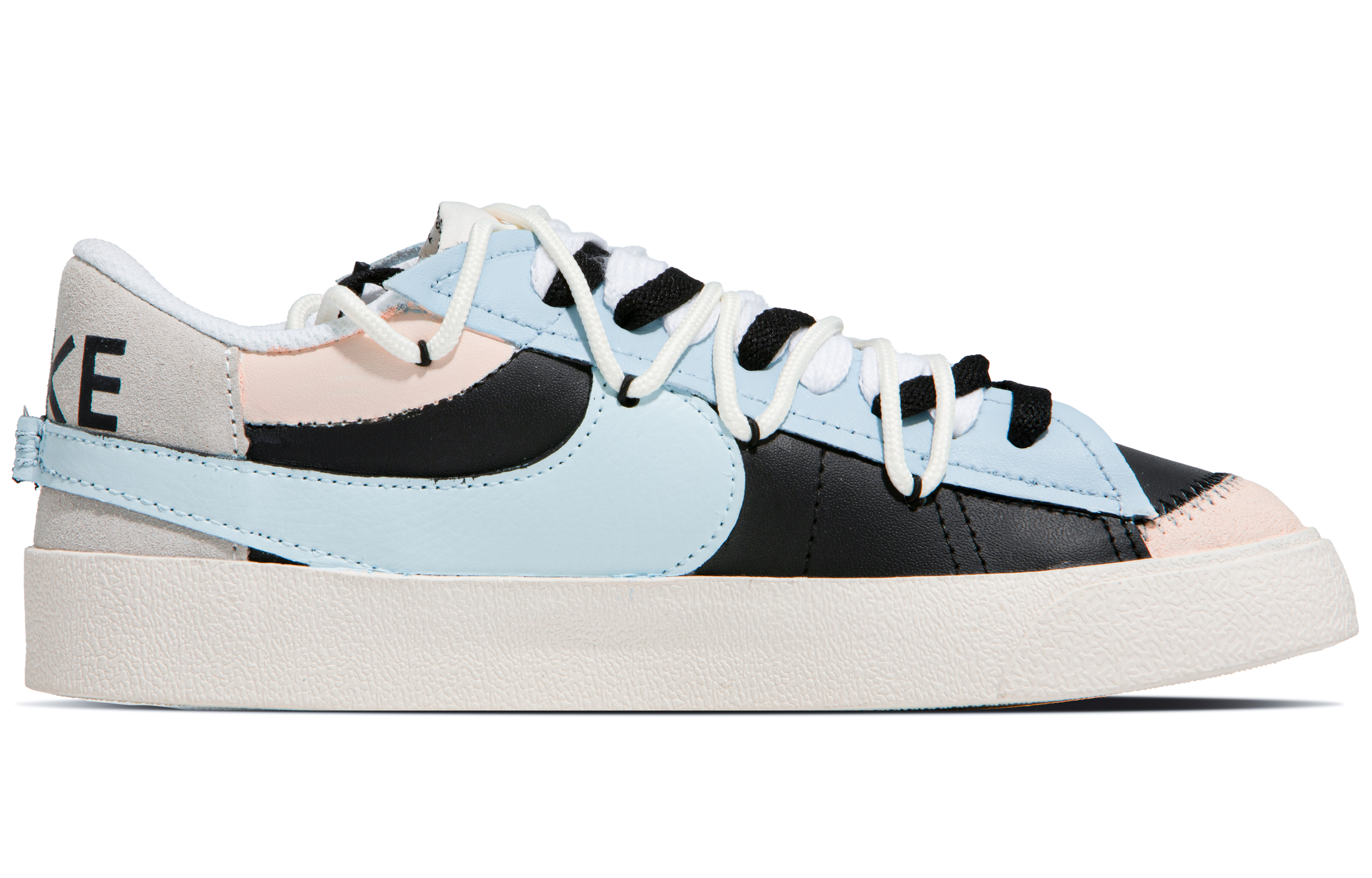 

Кроссовки Nike Blazer Skateboarding Shoes Men Low-top Black/blue/white, голубой, Синий, Кроссовки Nike Blazer Skateboarding Shoes Men Low-top Black/blue/white, голубой