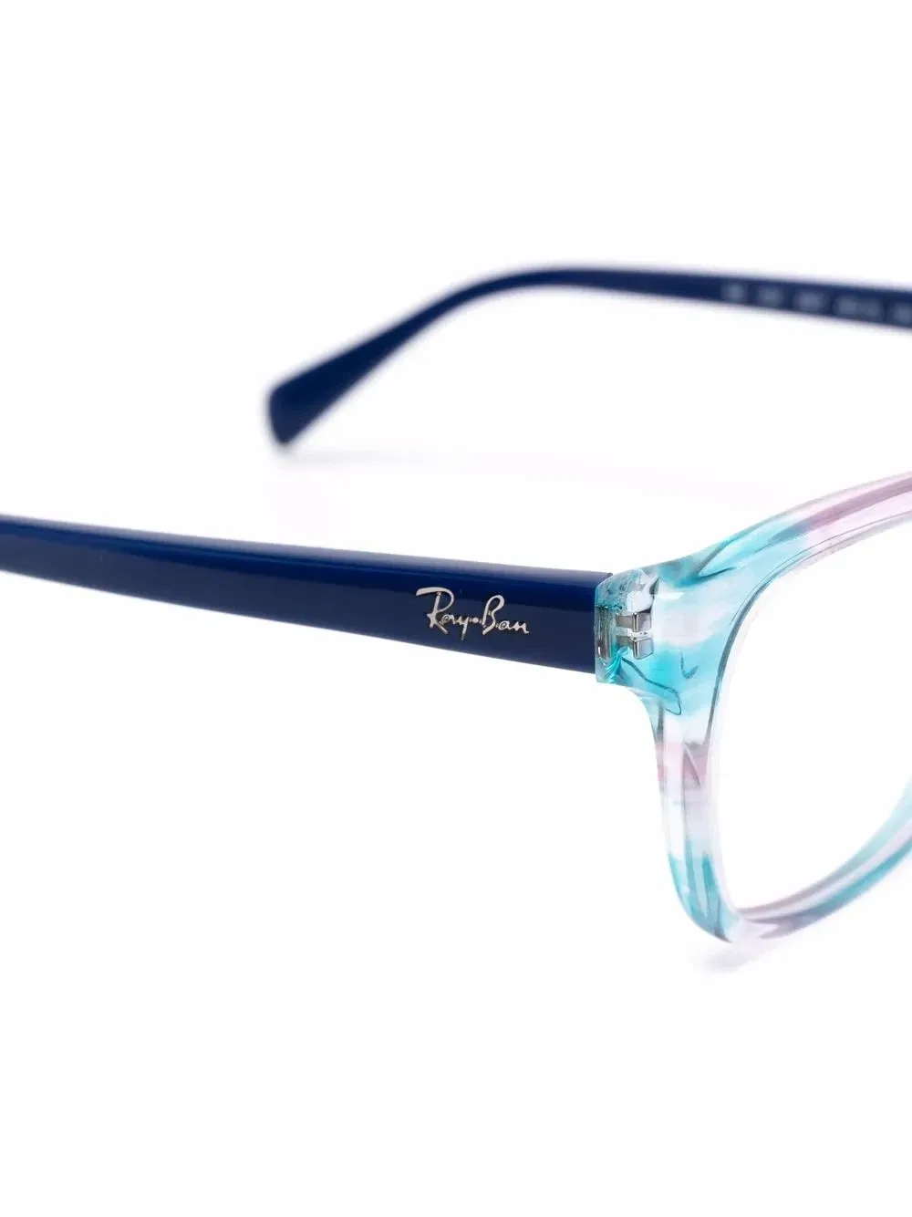 Очки в квадратной оправе Ray-Ban Junior, синий — фото 2