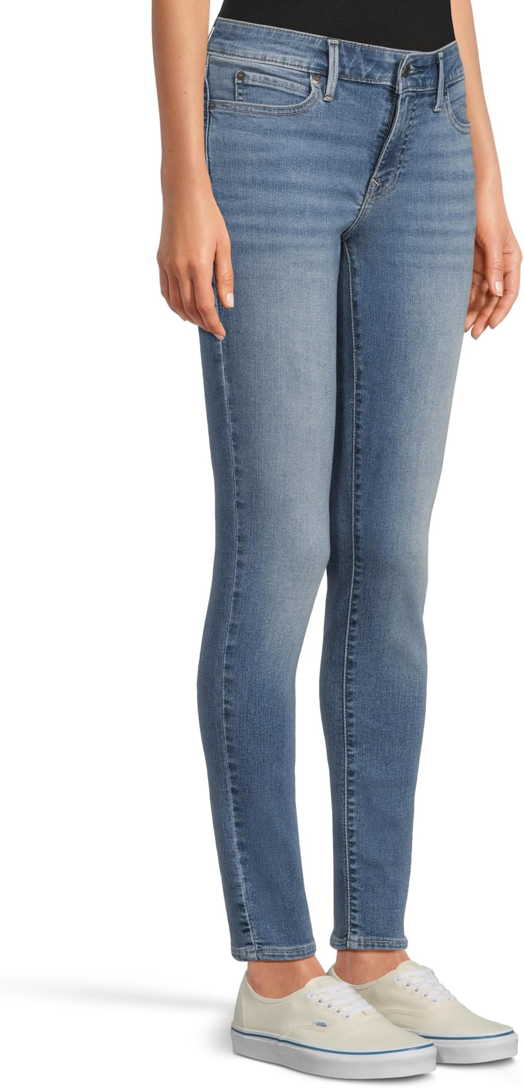 Джинсы Levi's Womens Women's 711 Skinny, Eternal Indigo Mid — фото 2