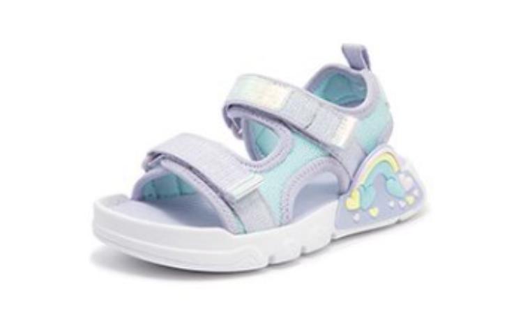 Амортизирующие износостойкие детские сандалии сине-фиолетовые Kids' XTEP — фото 4