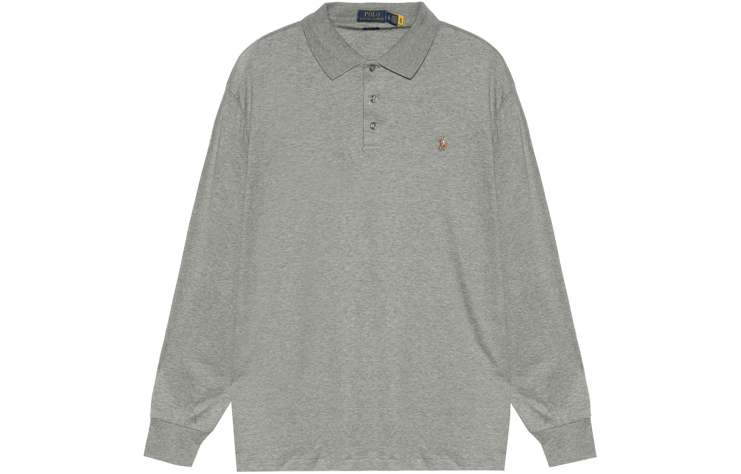 

Футболка поло мужская Polo Ralph Lauren, серая