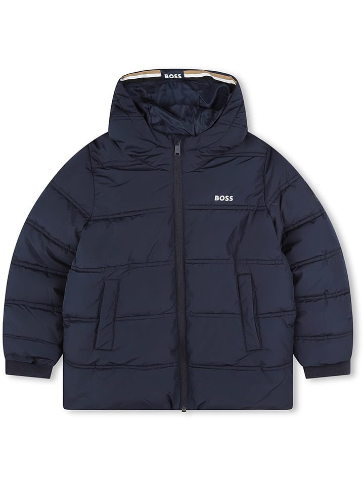 

Стеганая куртка Hugo Boss Kids, темно-синий