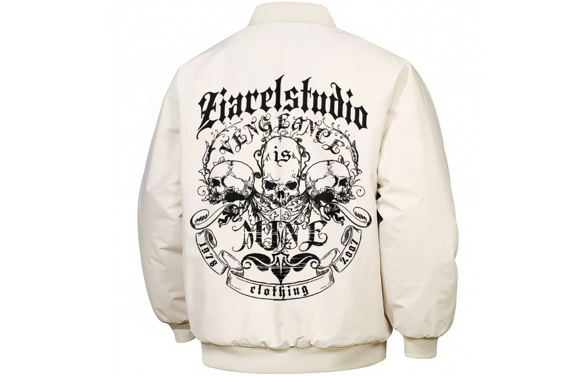 

Пуховик Unisex Baseball Collar Thickened ZIAREL, хаки