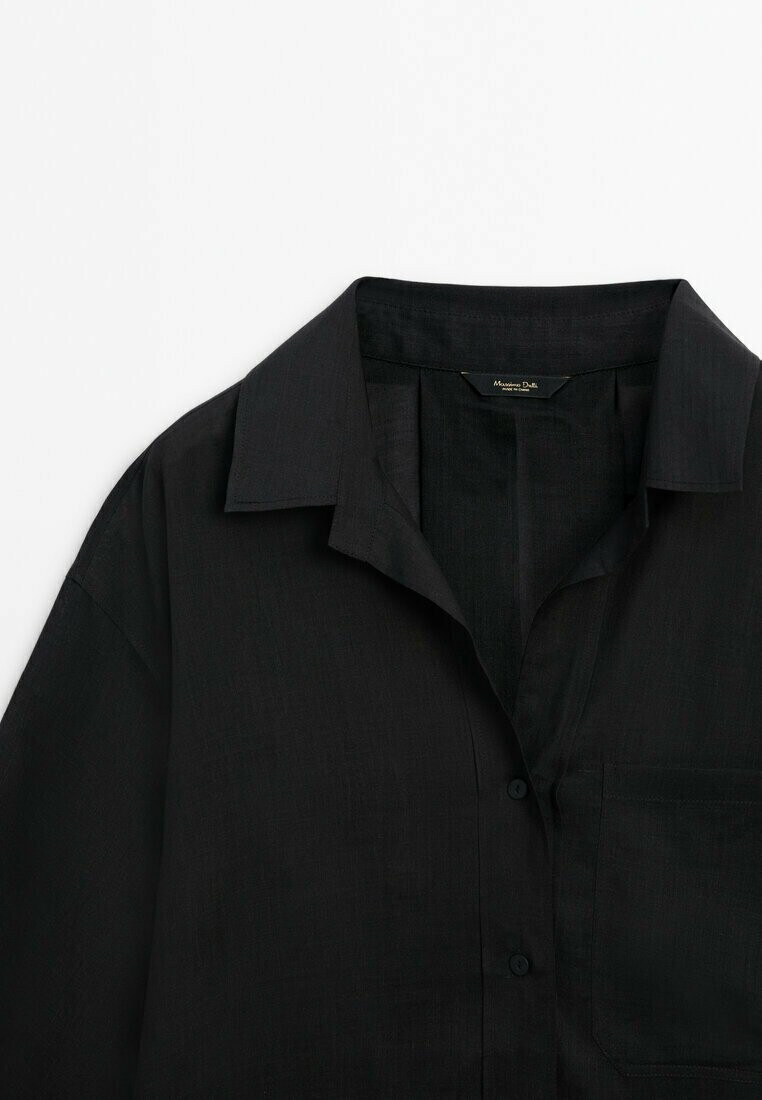 

Рубашка Massimo Dutti, черная