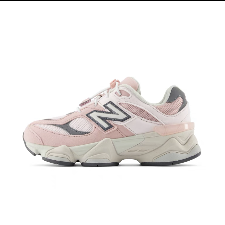 

New Balance Детские кроссовки NB 9060 Anti-Kick с низким верхом, розовые, для повседневной носки