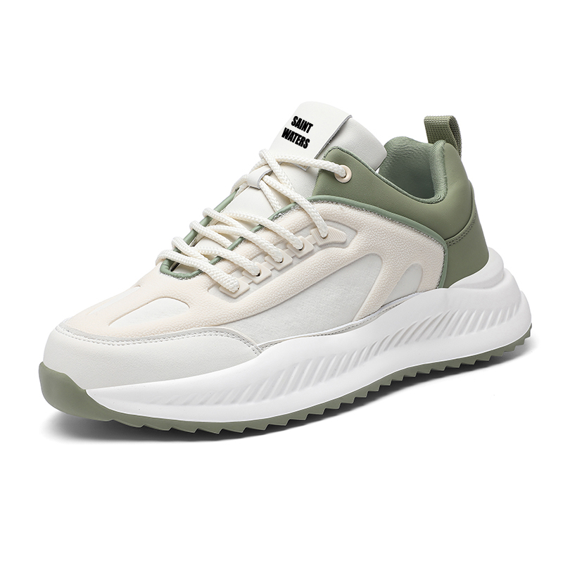 

Детские кроссовки для подростков SAINT WATERS, бежевый/белый/зеленый