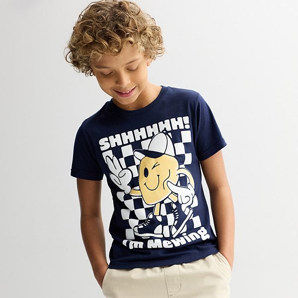 

Футболка с принтом shhh i'm mewing для мальчиков 6-20 Licensed Character