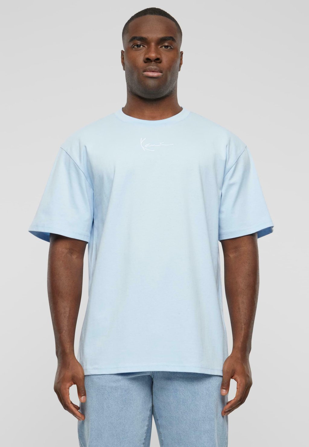 

Базовая футболка SMALL SIGNATURE ESSENTIAL TEE Karl Kani, цвет light blue