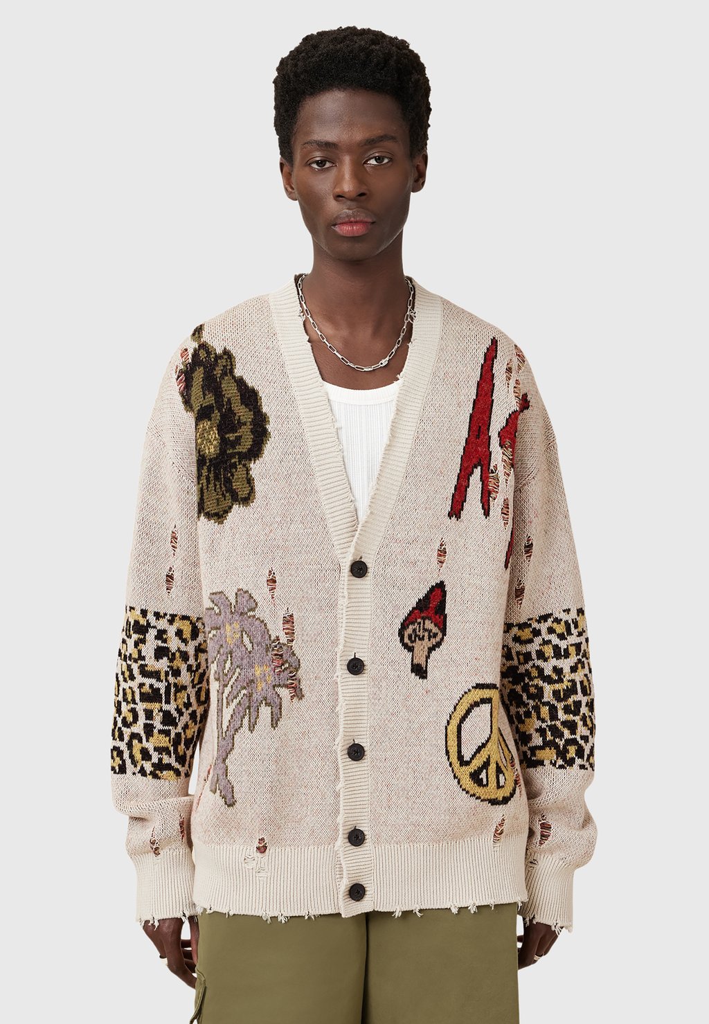 

Кардиган JAY CARDIGAN AllSaints, мультиколор