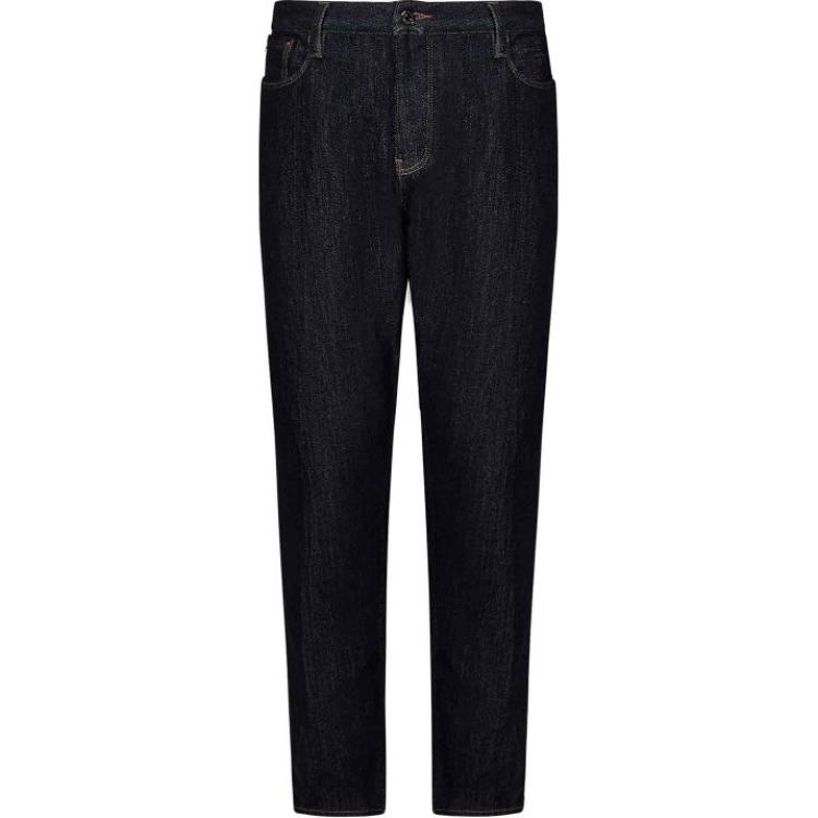 

Джинсы сшитые по фигуре с нашивкой J75 Logo Patch EMPORIO ARMANI, синий