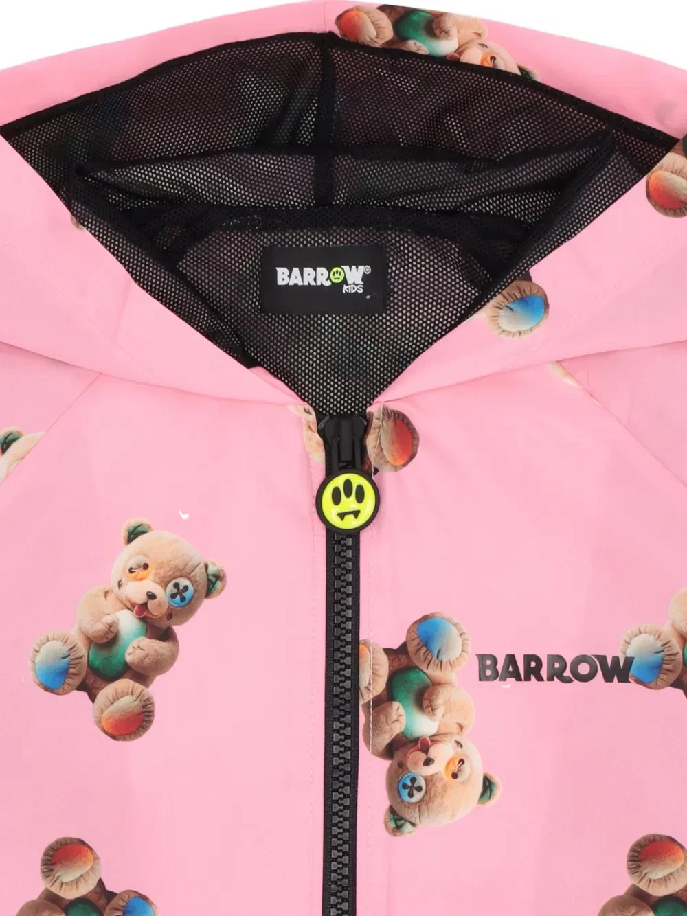 Куртка с капюшоном и принтом "Тедди" Barrow Kids, розовый — фото 2