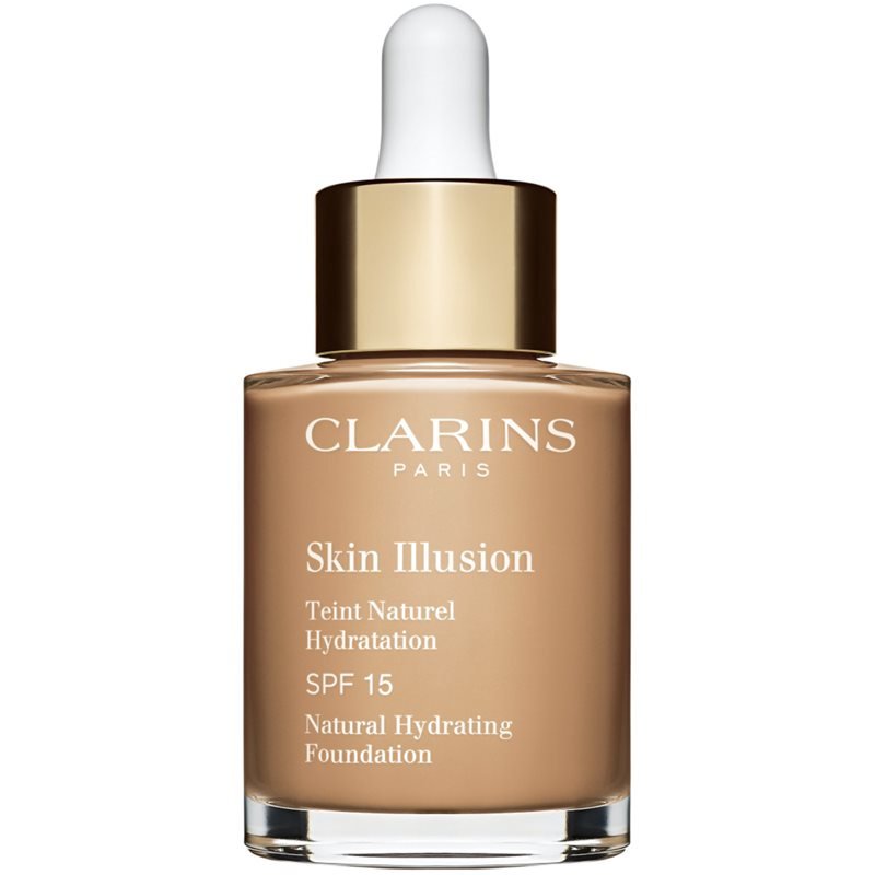 

Clarins Skin Illusion Natural Hydrating Foundation осветляющая увлажняющая основа SPF 15 оттенок 111N Auburn 30 мл