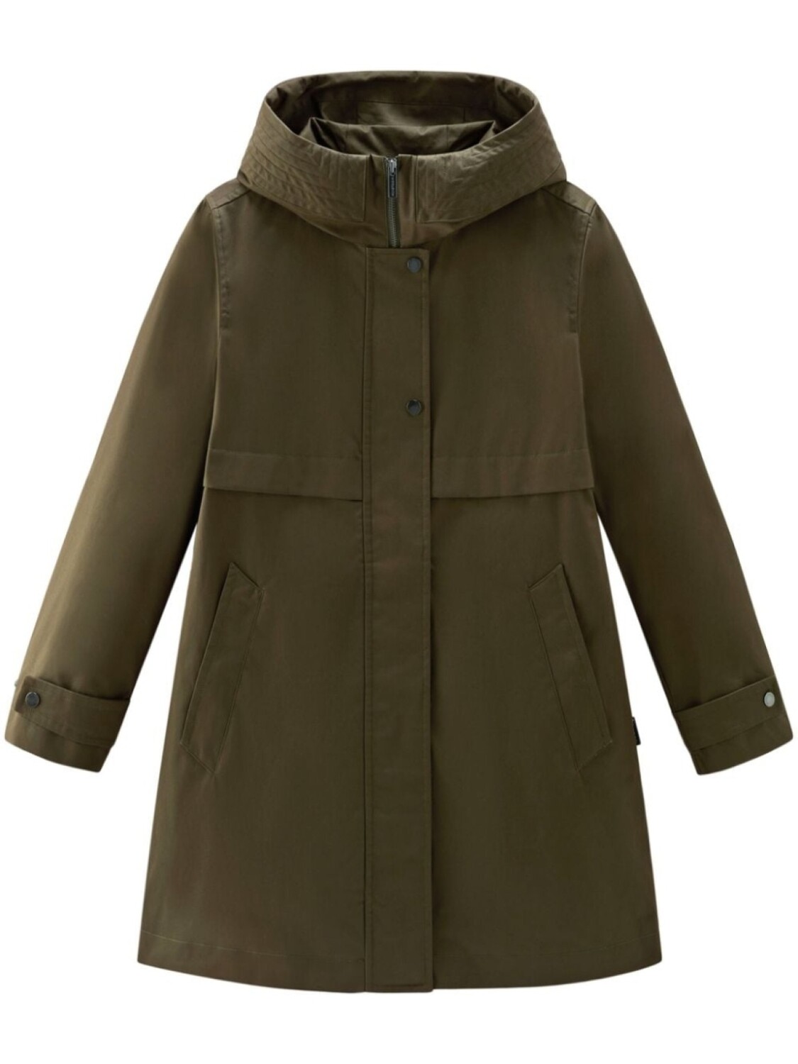 

Woolrich парка с капюшоном, зеленый