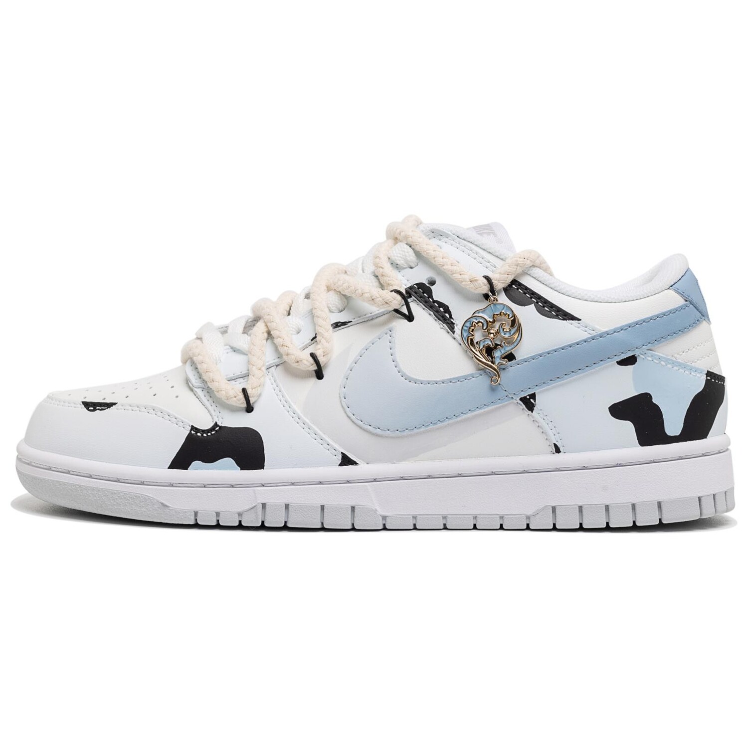 

Кроссовки Nike Dunk Skateboard Shoes Men Low-Top Blue White, Синий, Кроссовки Nike Dunk Skateboard Shoes Men Low-Top Blue White