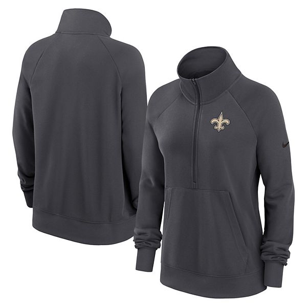 Женская толстовка с полумолнией и регланом New Orleans Saints Nike