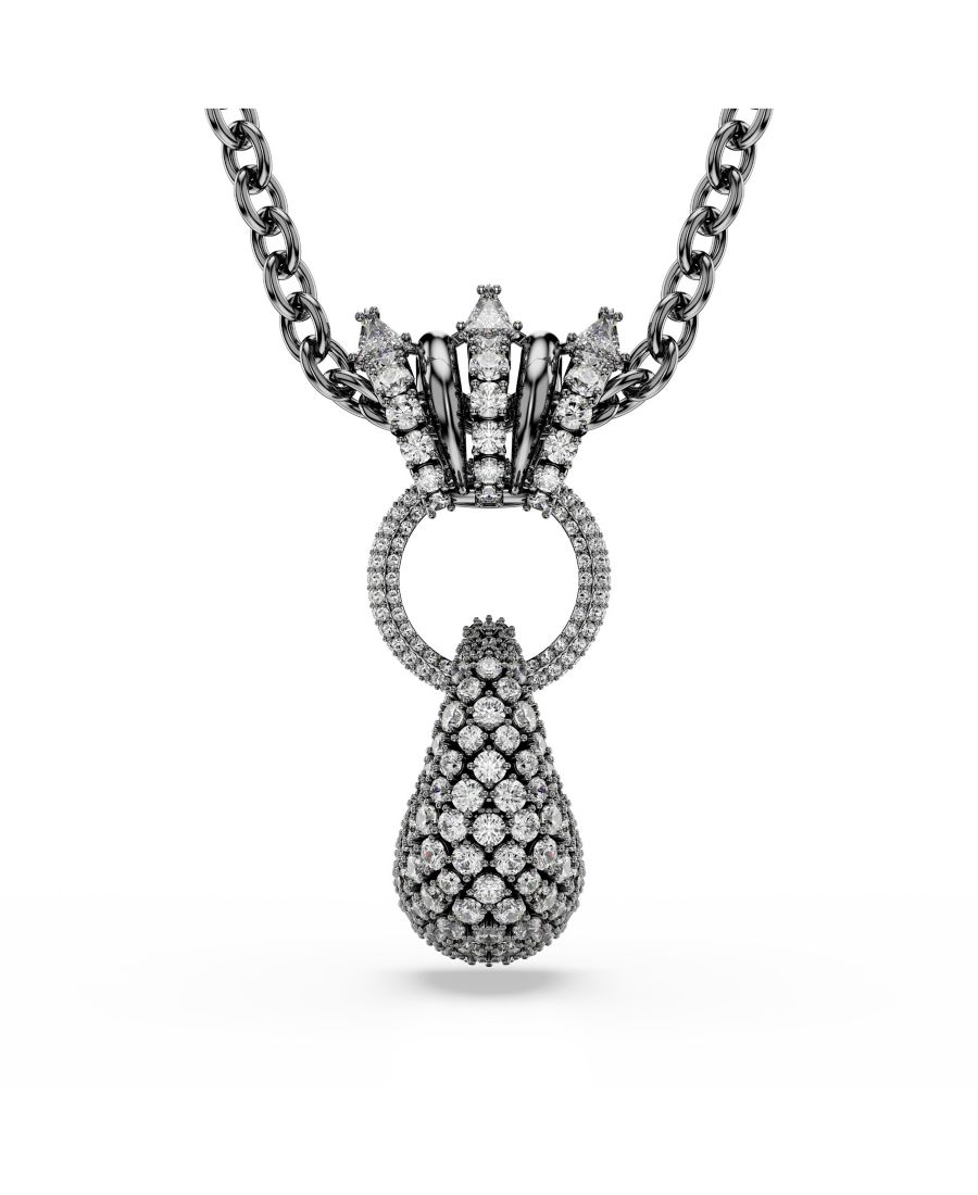 

Кулон-подвеска Sublima с рутениевым покрытием Swarovski, Gray