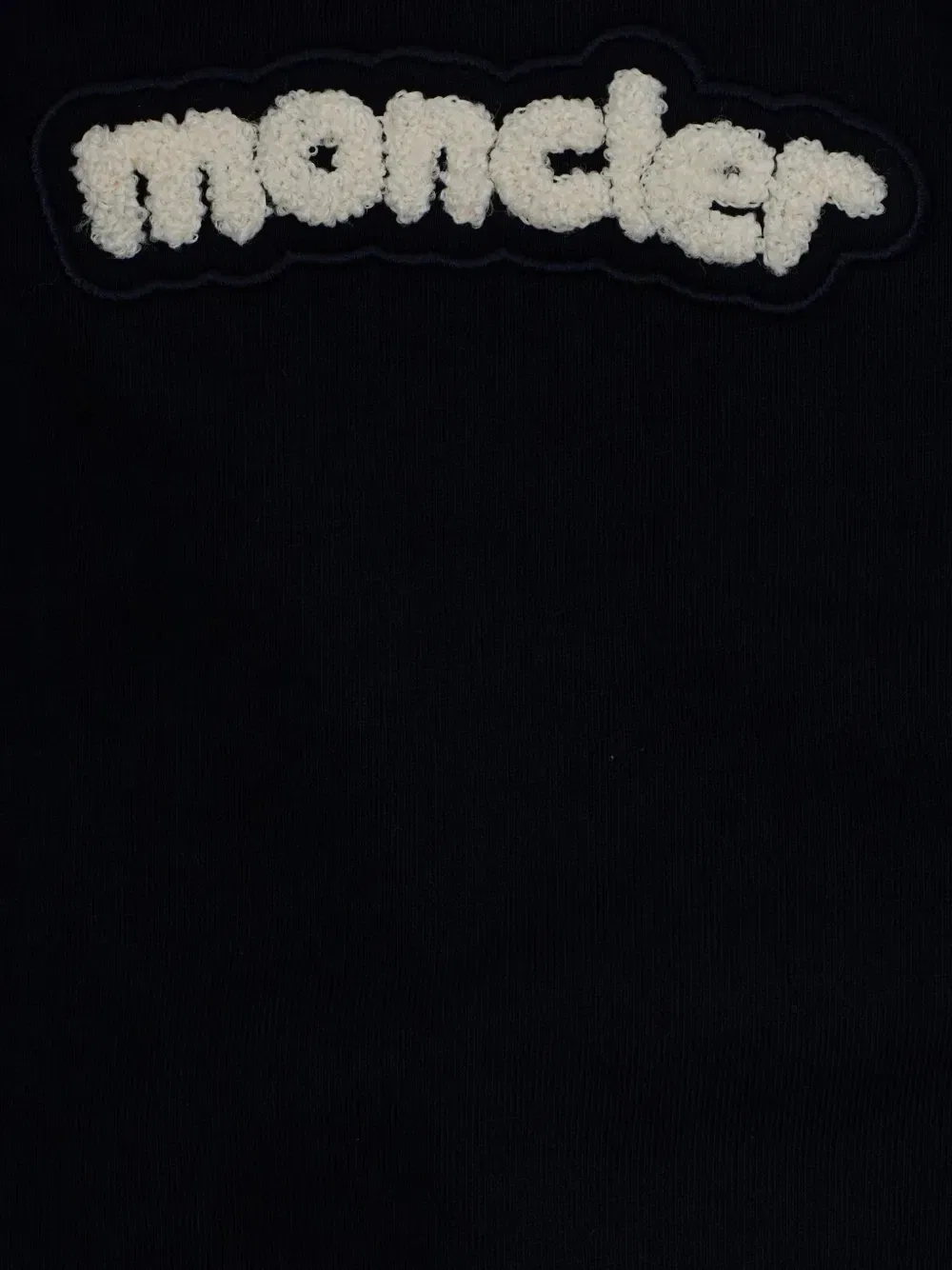 Комплект из топа в полоску и комбинезона с аппликацией Moncler Enfant, черный — фото 3