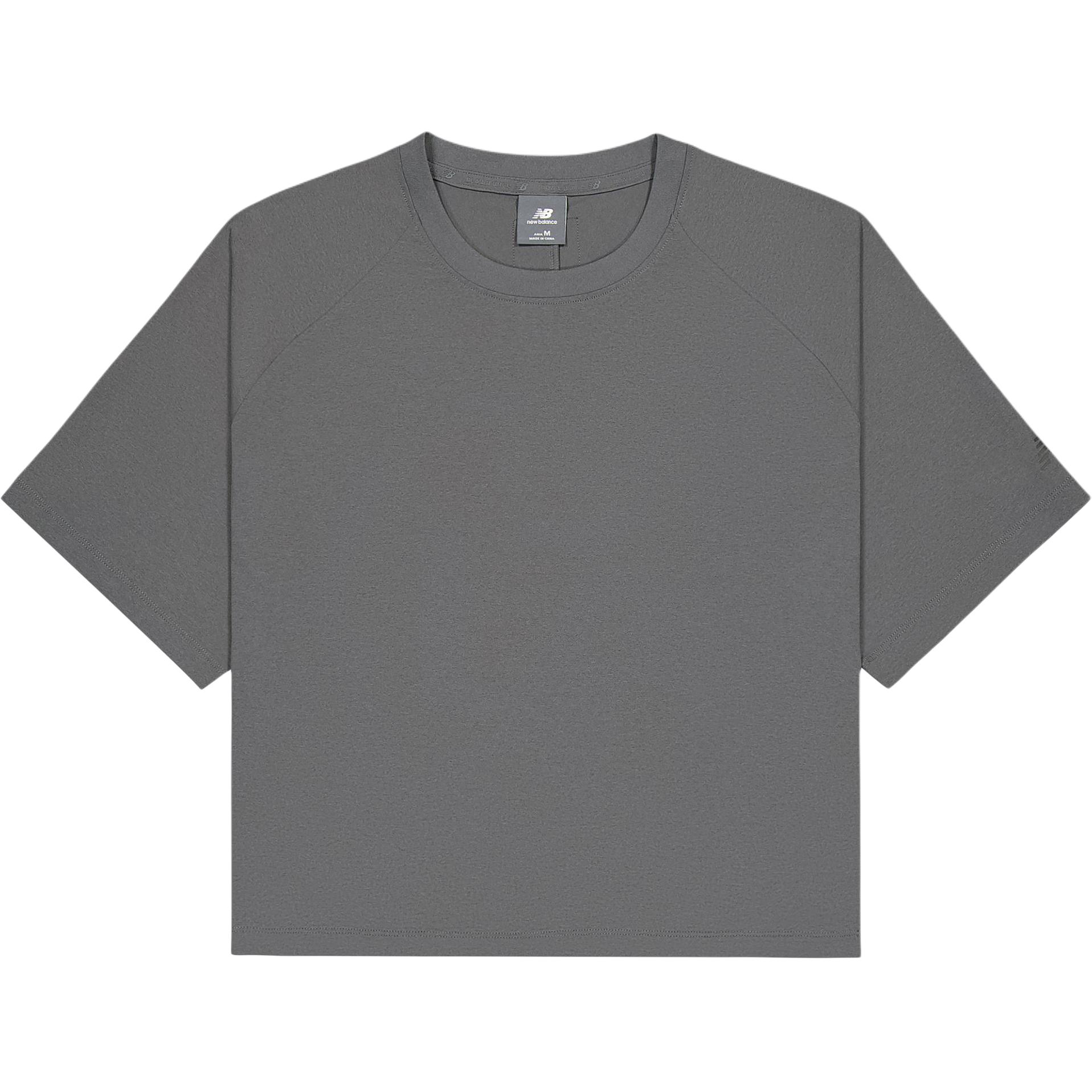 

New Balance Футболка NB Grey Regular женская, Серый, New Balance Футболка NB Grey Regular женская