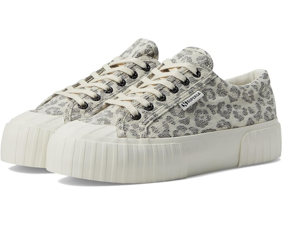 

Кроссовки Superga 2631 stripe platform jacquard animalier, цвет Multicolor