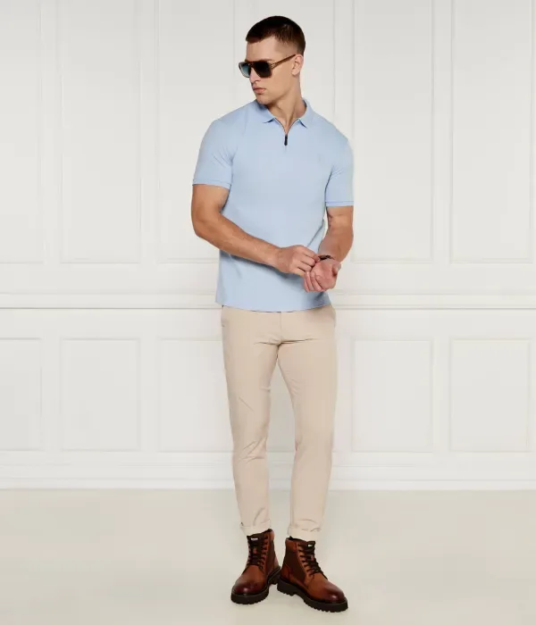 Полюс slim fit Polo Ralph Lauren, небесно-голубой — фото 2