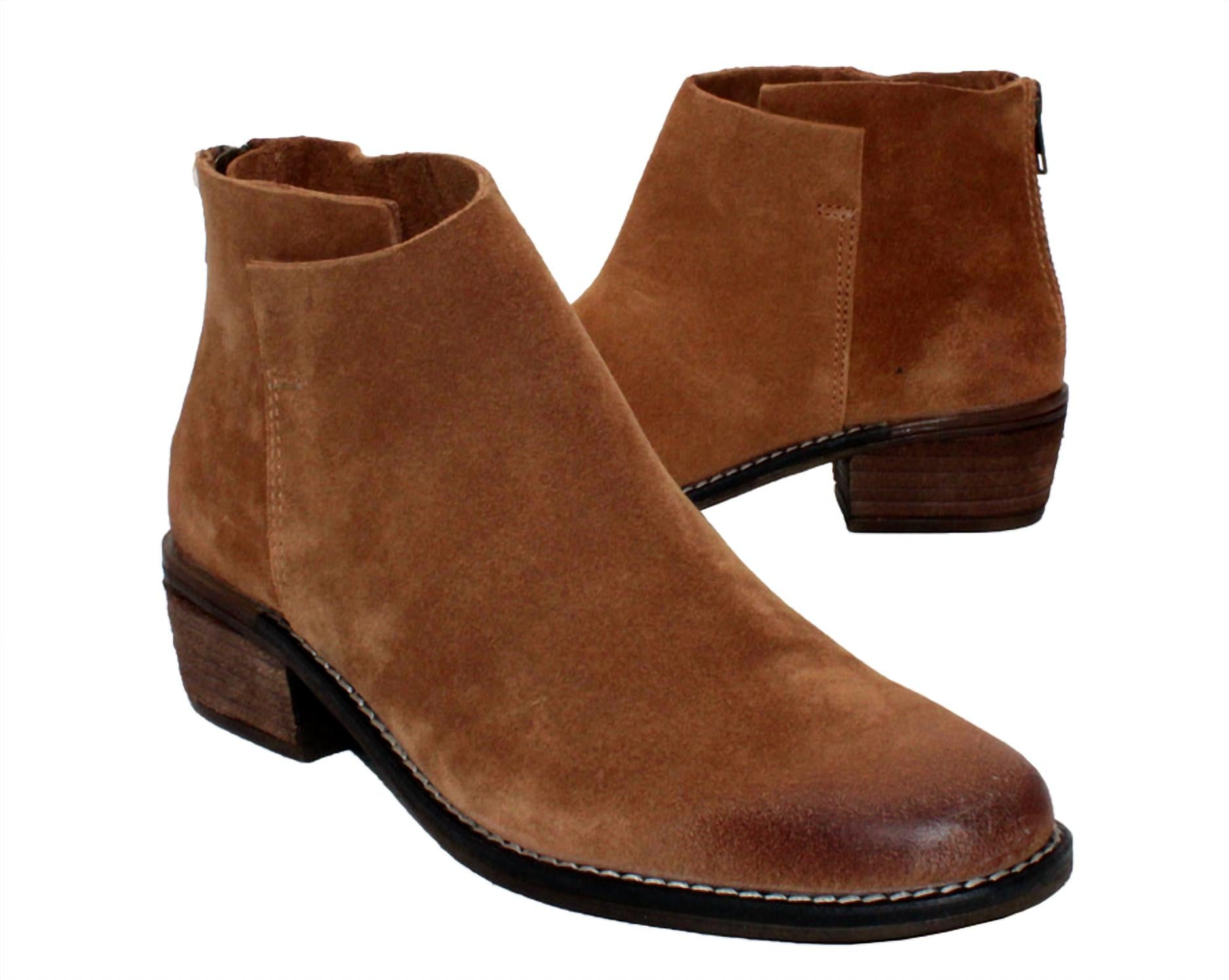 Женские ботильоны Aldworth Suede Upper Bootie коричневого цвета VOLATILE
